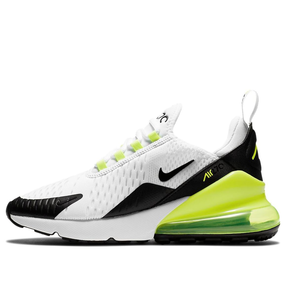 (GS) Nike Air Max 270 'Black White Yellow' DC1418-100