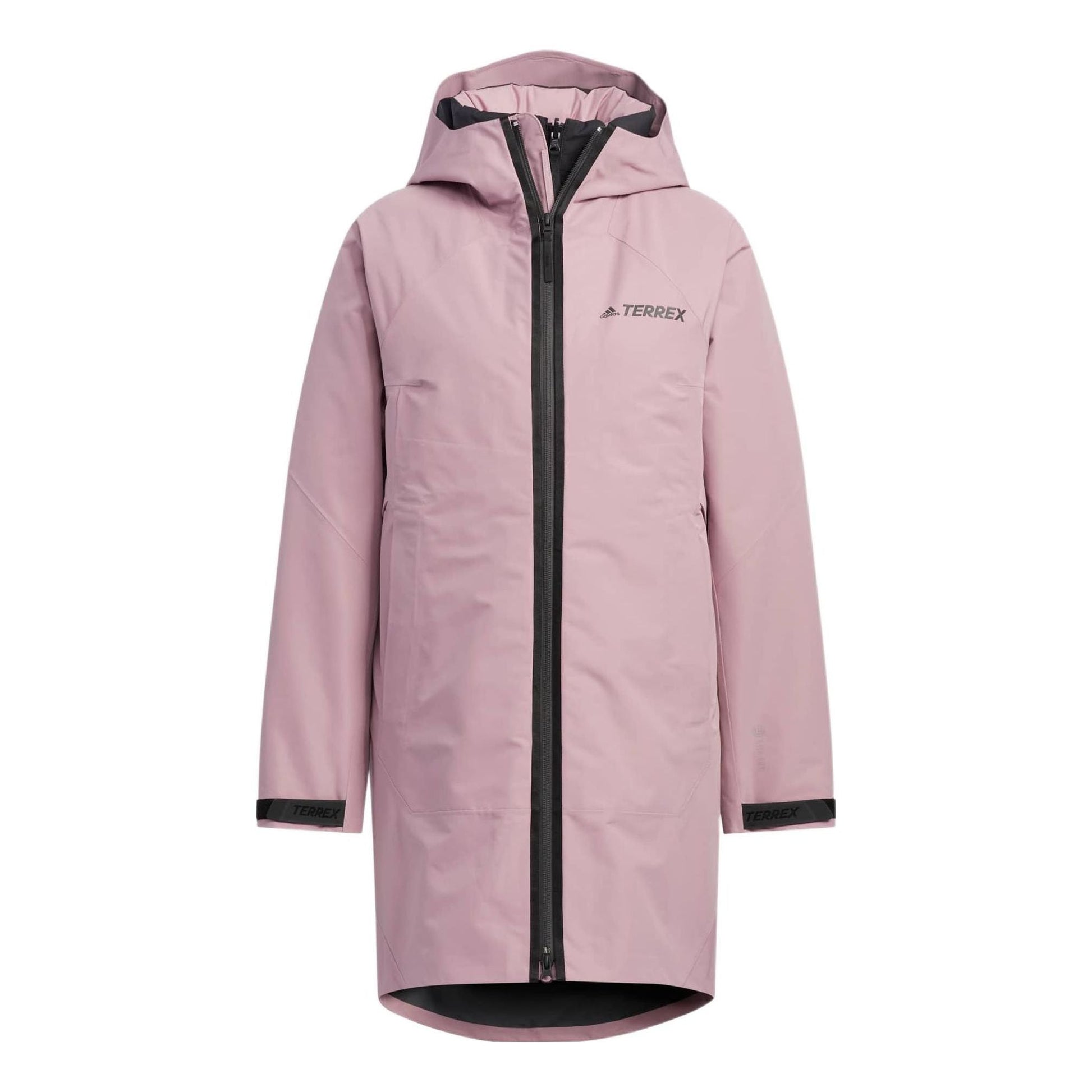(WMNS) adidas Long Down Jacket Asia Sizing 'Pink' HN1999
