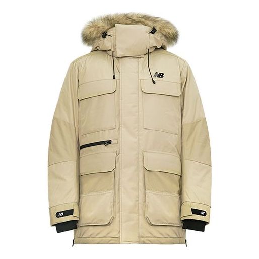 New Balance Lifestyle Cargo Parka Jacket Asia Sizing 'Beige' NP943051-BEI