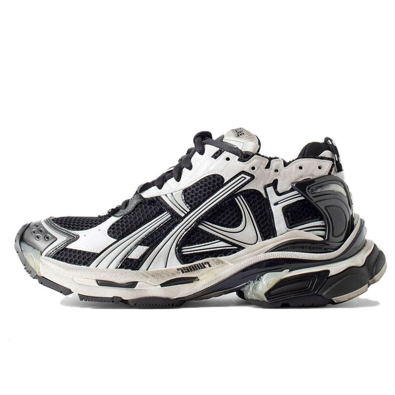 Balenciaga Runner 'Black White' 772774W3RMU9010