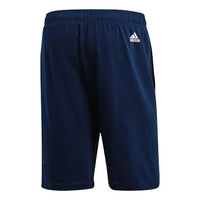 Men's adidas Ess Lin Shor SJ Sports Stylish Knit Navy Blue Shorts BS5028