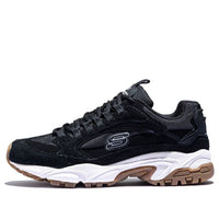 Skechers Stamina Sneakers Black/White/Brown 51710-BKW