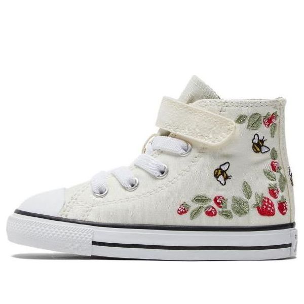 (TD) Converse All Star 1V Hi 'White Strawberry' A06848C