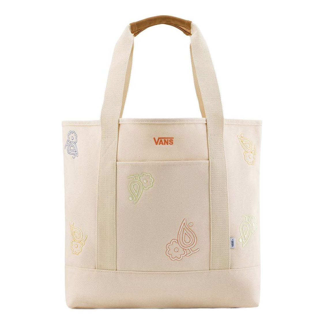 Vans Paisley Check Floral Tote Bag 'Beige' VN0A7RX1FS8