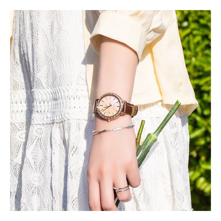 CASIO SHEEN Quartz Waterproof Rose Gold Analog SHE-4052PGL-4A