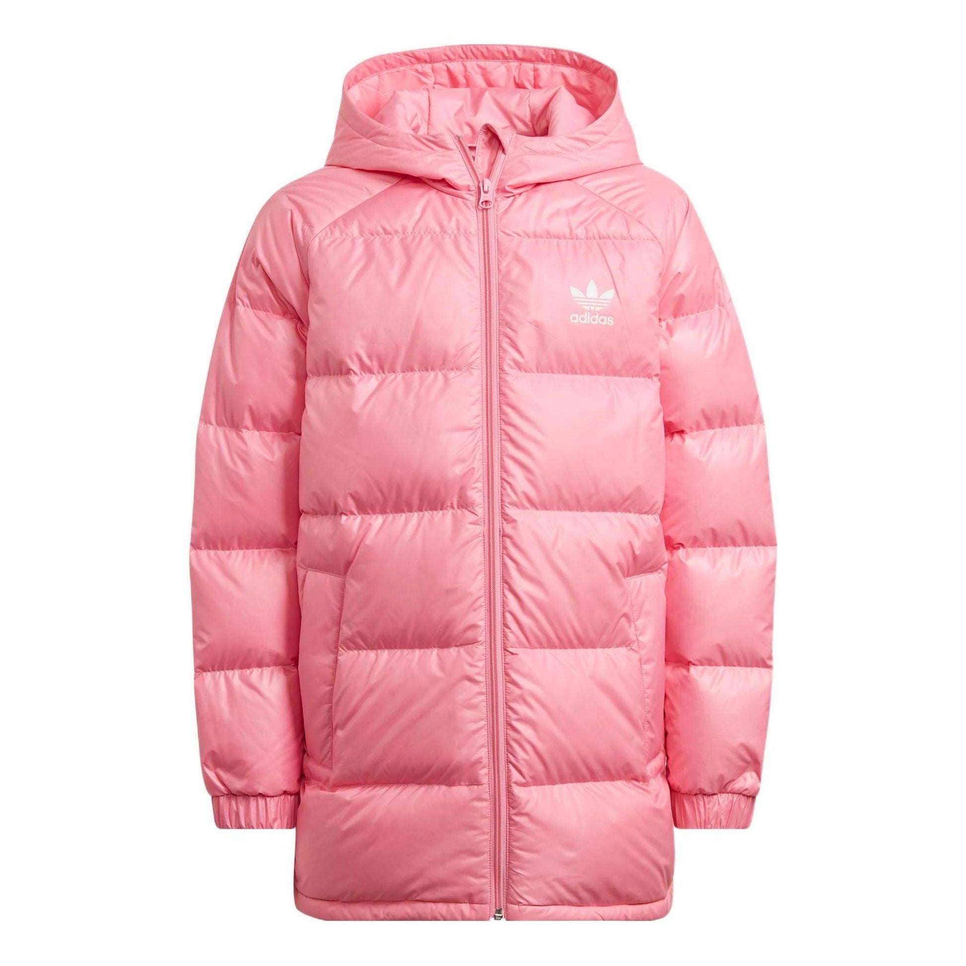 (GS) adidas Adicolor Elongated Down Jacket Asia Sizing 'Pink' HK0389