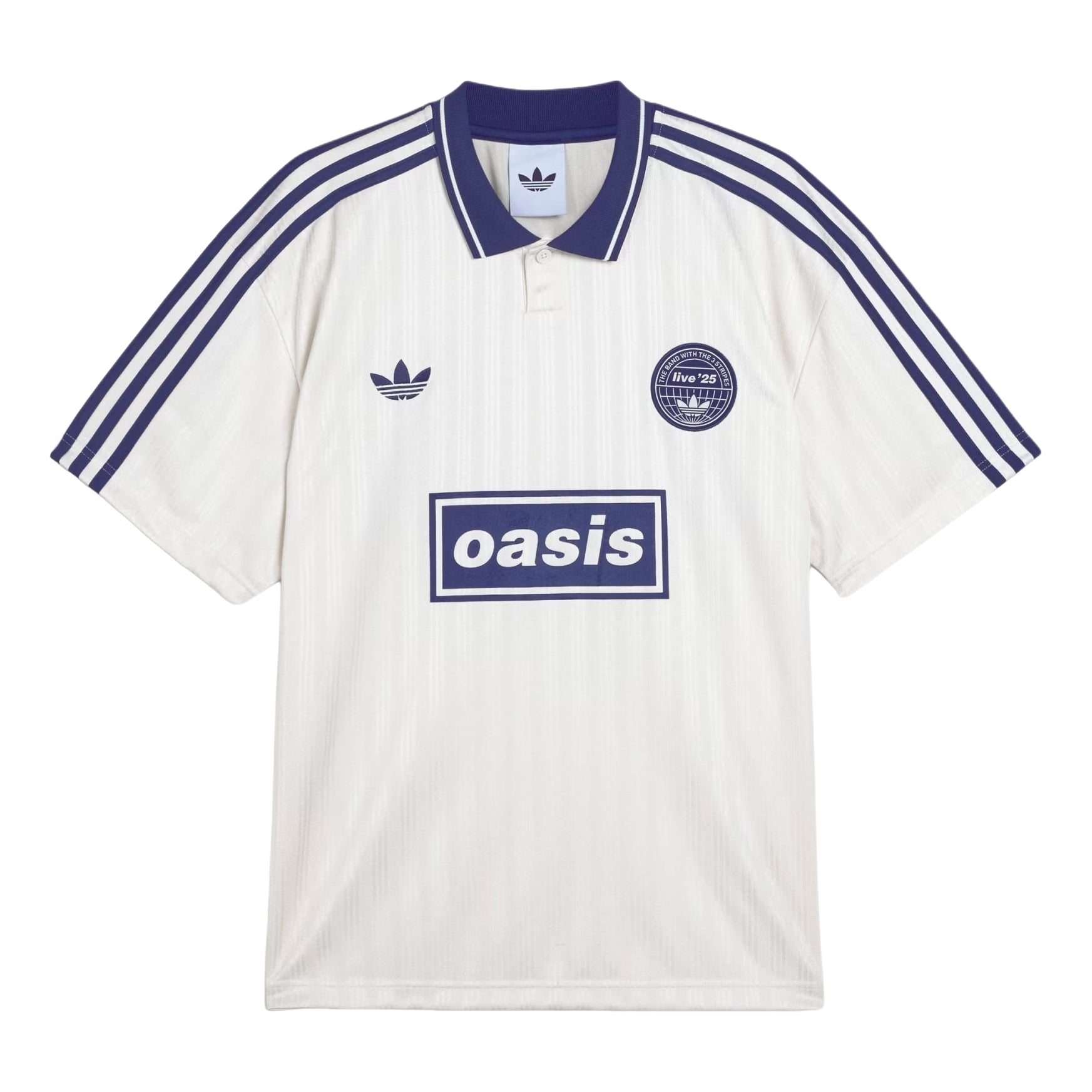 adidas Tour Jacquard Jersey 'Cream White Night Indigo' KW6285