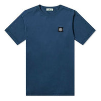 STONE ISLAND Garment Dyed Patch Logo Tee Logo Tee 721524113-V0028