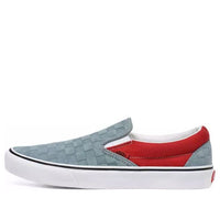 Vans Deboss Checkerboard Classic Slip-On 'Blue Red' VN0A4U38WS6