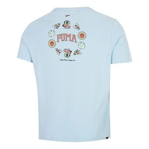 PUMA Downtown Graphic Tee 'Blue' 535400-18