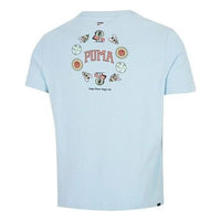 PUMA Downtown Graphic Tee 'Blue' 535400-18