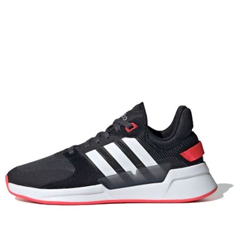 (WMNS) adidas neo RUN90S Sports Casual Shoes 'Black White Red' EG8658