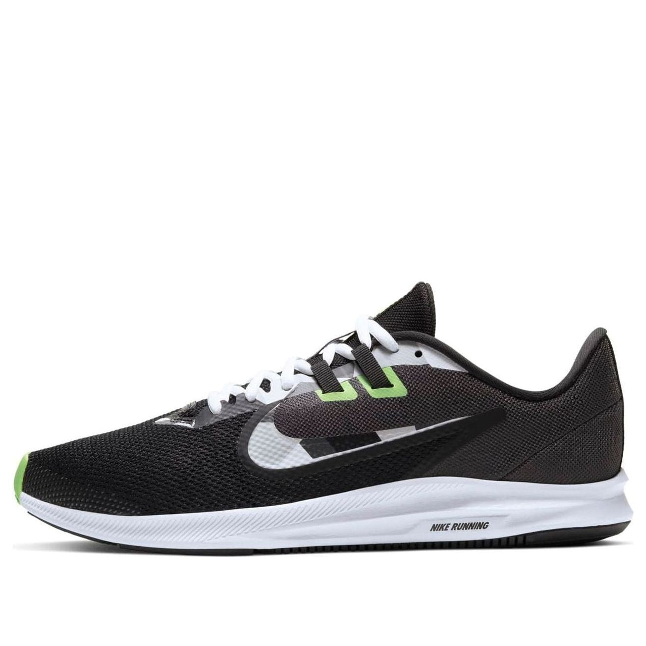 Nike Downshifter 9 Black/Green AQ7481-012
