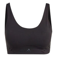 (WMNS) adidas CoreFlow Luxe Studio Medium-Support Bra Asia Sizing 'Black' HR3032