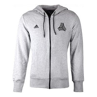 Men's adidas Sports Hooded Casual Jacket Gray CE4924