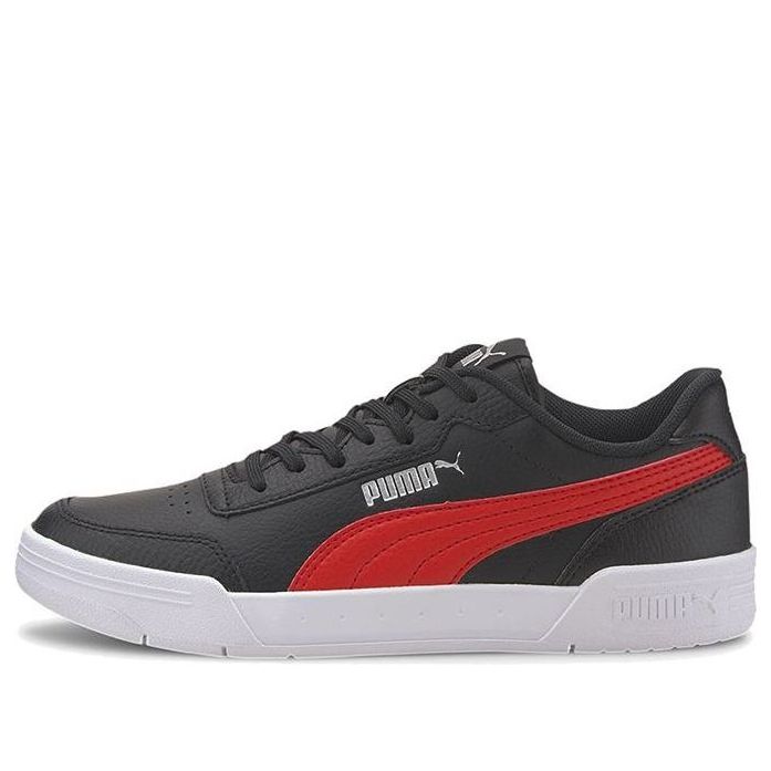 (GS) PUMA Caracal Casual Sneakers Black/White/Red 370529-08