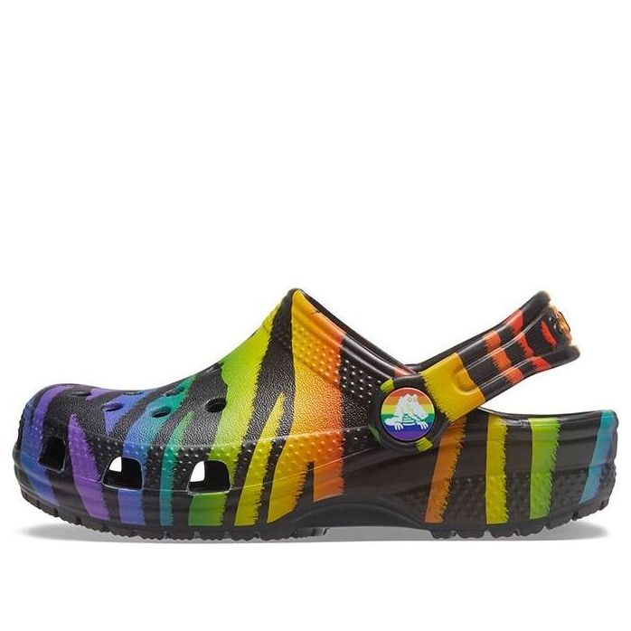 (GS) Crocs Classic Seasonal Print Clogs 'Black Multi' 207345-0C4