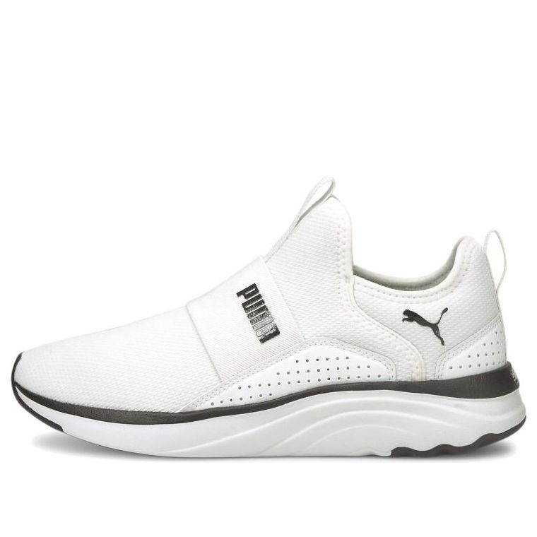 (WMNS) PUMA Softride Sophia Slip-On 'White Black' 195161-04
