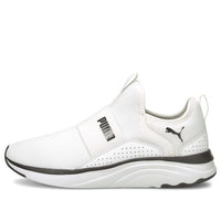 (WMNS) PUMA Softride Sophia Slip-On 'White Black' 195161-04