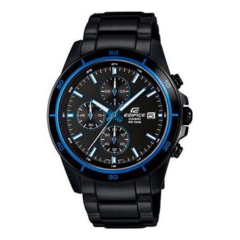 CASIO Quartz Waterproof Stainless Steel Strap Mens Black Analog EFR-526BK-1A2VUPF