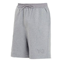 adidas Y-3 Classic Terry Shorts Asia Sizing 'Grey Heather' GK4542