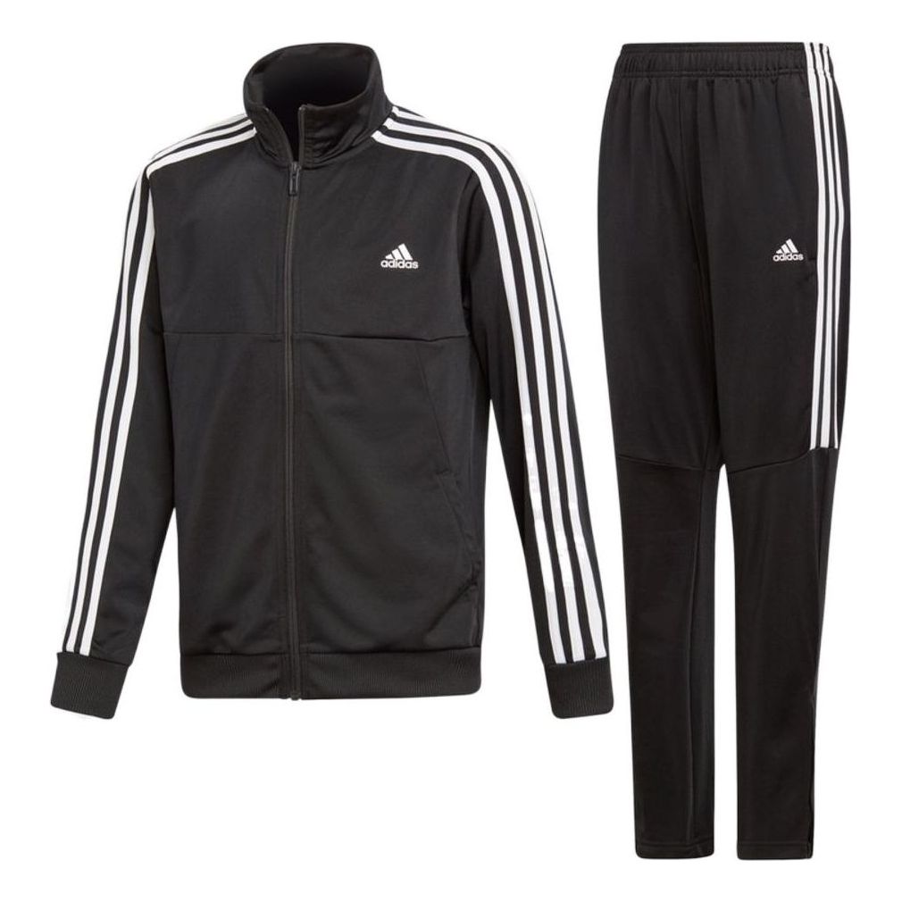 (GS) adidas Tiro Track Suit Asia Sizing 'Black White' DV1738