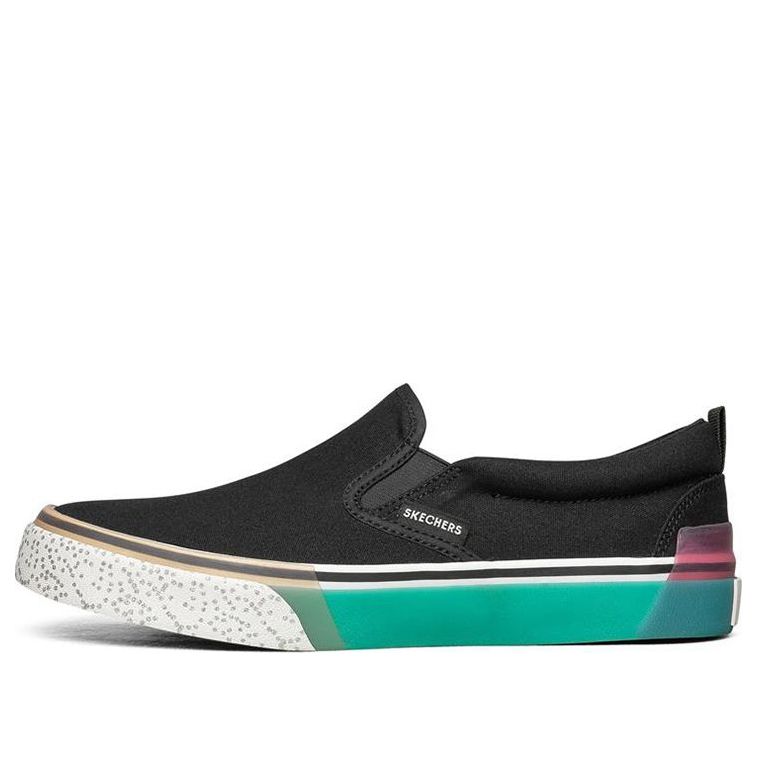 (WMNS) Skechers Sparked Low-Top Sneakers Black 155265-BLK