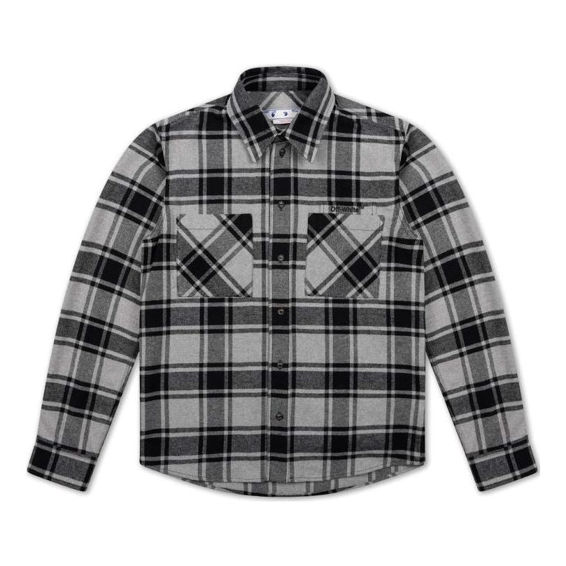 Off-White Arrows Checked Flannel Shirt OMGA133S23FAB0010810