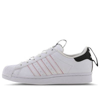 (GS) adidas originals Superstar J 'White Red Black' FW6781