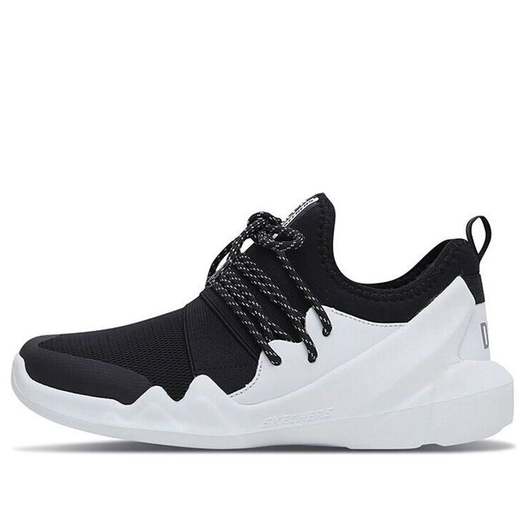 (WMNS) Skechers Dlt-A Low-Top Black/White 88888157-BKW
