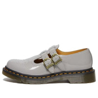 (WMNS) Dr. Martens 8065 Patent Leather Mary Jane 'Grey' 27974076
