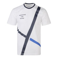 adidas neo M Cs Abs Gr T2 Sports Round Neck Short Sleeve White DW8113