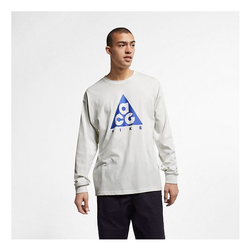 NikeLab ACG Long-Sleeve T-Shirt 'Summit White Racer Blue' BQ7203-121