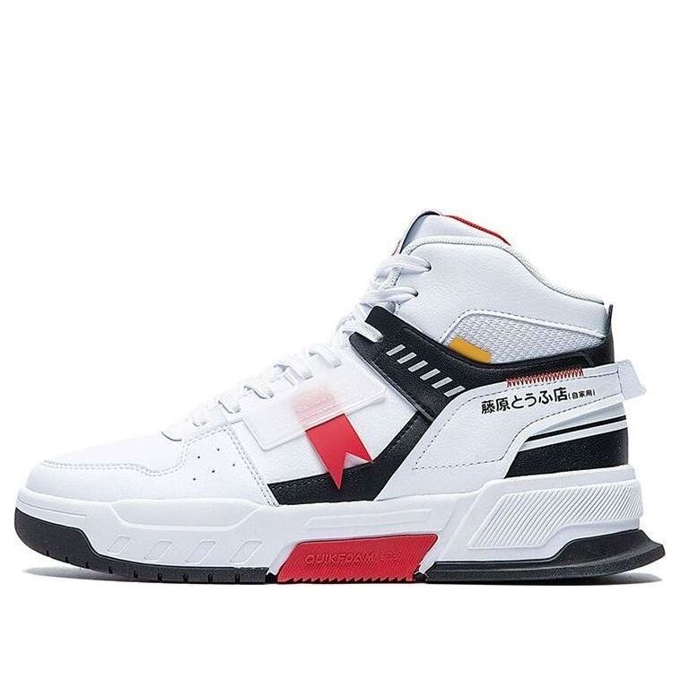 361 Degrees x D Casual Sport Shoes 'White Black Red' 572046624A-5