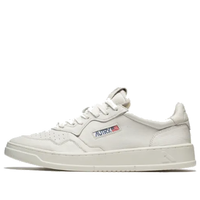Autry Medalist Low Solid Goatskin 'Optic White' AULM-SG07