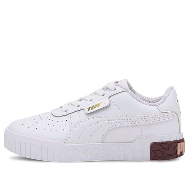 PUMA Cali Kids' White/Brown 373156-01