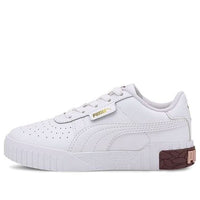 PUMA Cali Kids' White/Brown 373156-01