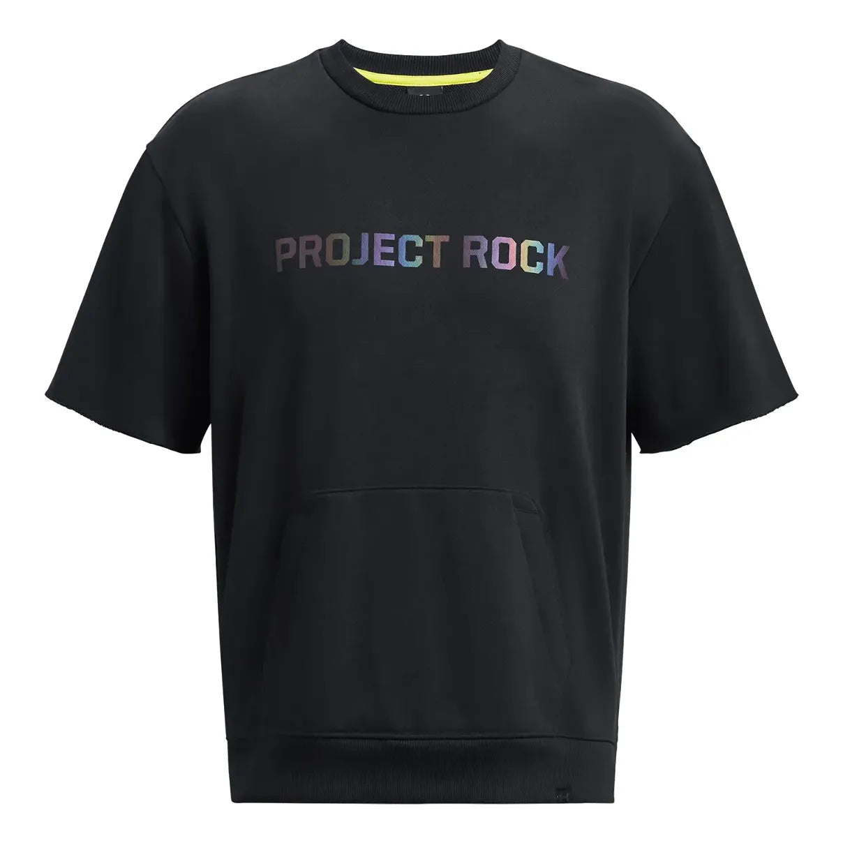 Under Armour Project Rock Heavyweight Terry Crew Top 'Black' 1380155-001