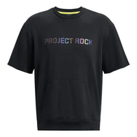 Under Armour Project Rock Heavyweight Terry Crew Top 'Black' 1380155-001
