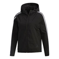 (WMNS) adidas Sports Hooded Jacket Black FN2262