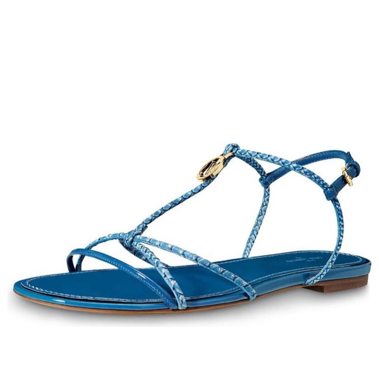 (WMNS) LOUIS VUITTON Sunseeker Flat Sandal 'Blue' 1A64S8