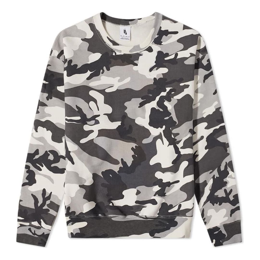 NikeLab NRG Camo Crewneck Gray  DN1255-133