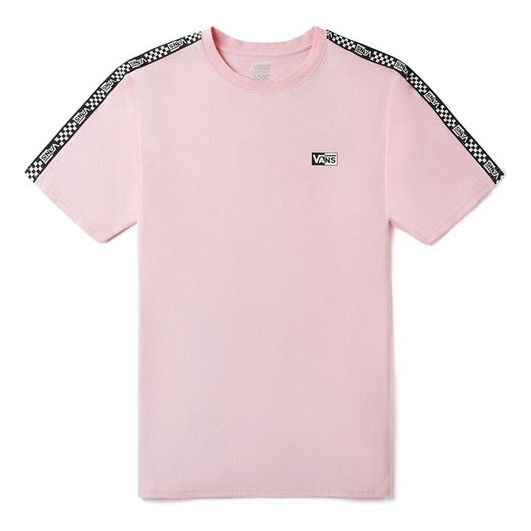 (WMNS) Vans Alphabet Printing Side Short Sleeve Pink VN0A4MN2P8A