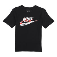 Nike Air Max Printed Loose-Collar Short-Sleeved Male Black BQ0703-010