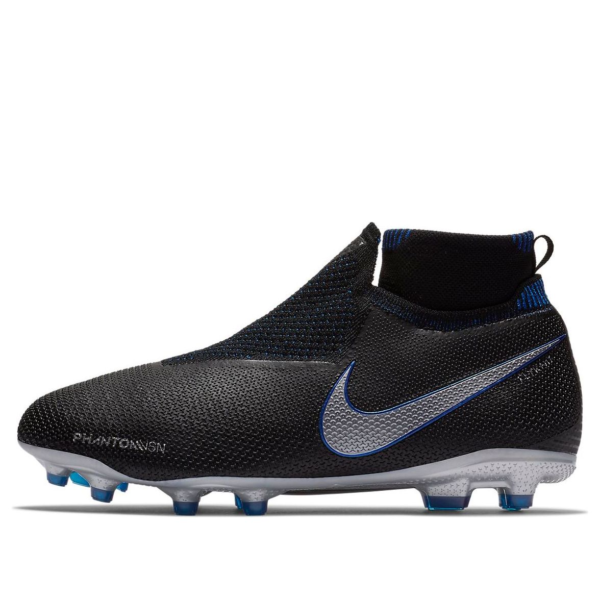(GS) Nike Phantom Vision Elite DF FG MG 'Black Metallic Silver' AO3289-004