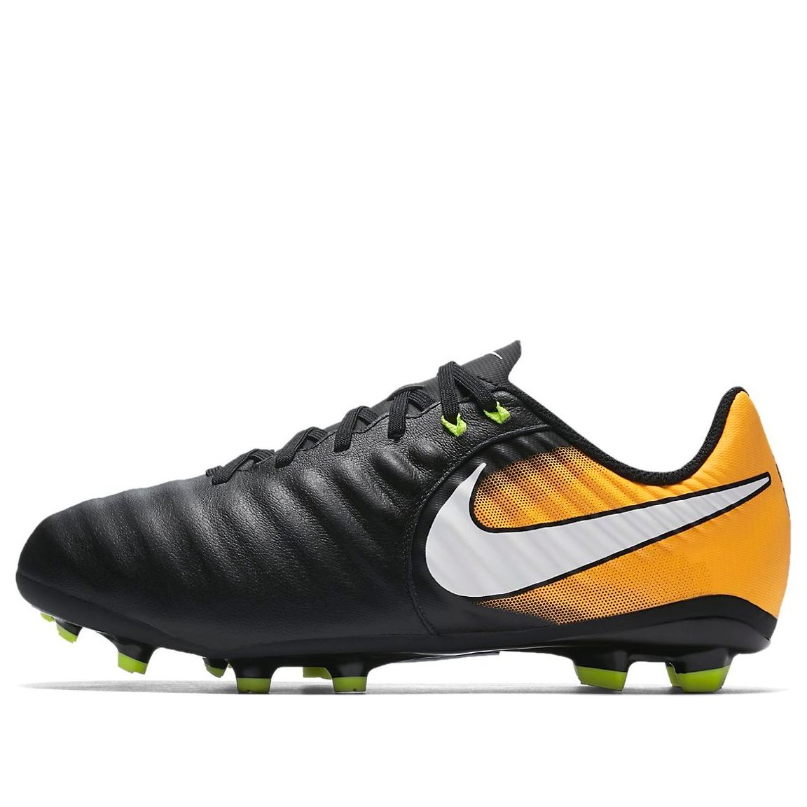 (GS) Nike Tiempo Ligera IV FG 'Black Laser Orange' 897725-008