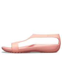 (WMNS) Crocs Flat Pink Sandals 205469-6JC