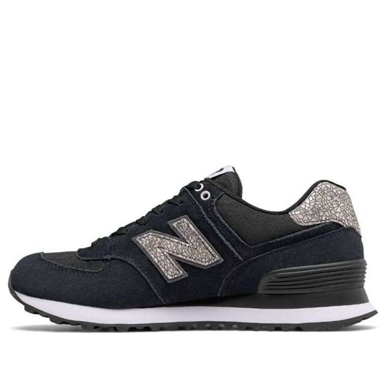 (WMNS) New Balance 574 Series Sneakers Black/Blue WL574CIE