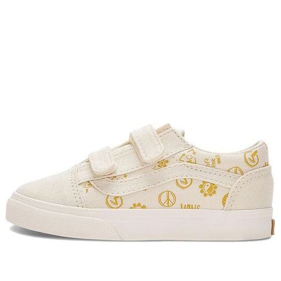 (TD) Vans Old Skool V 'Cream Yellow' VN0A4VJJF3X