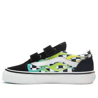 (PS) Vans Old Skool Flame Checkboard 'Black White' VN0A38HDVIU